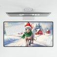 thumbnail image 4 of Hello Winter Sphynx Frosty Morning Walk Welcome Snowy Christmas Desk Mat Full Keyboard Mouse Pad Cat Lover Kitten Owner Gifts Idea Large Mousepad - 02018, 4 of 5