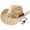 Camel, variant on Hsqqdc Western Cowboy Hat with Flower Band Cowgirl Cap for Parties