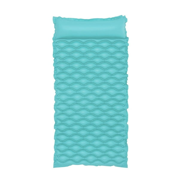 Cama Montable Flotador Inflable Menta Bestway Plástico Resistente Enrollable