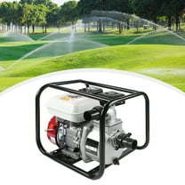 Water Transfer Pump, 2" 6.5HP 2-Stroke Commercial Portable Gas-Powered Engine Gasoline Water Pump Garden Irrigation