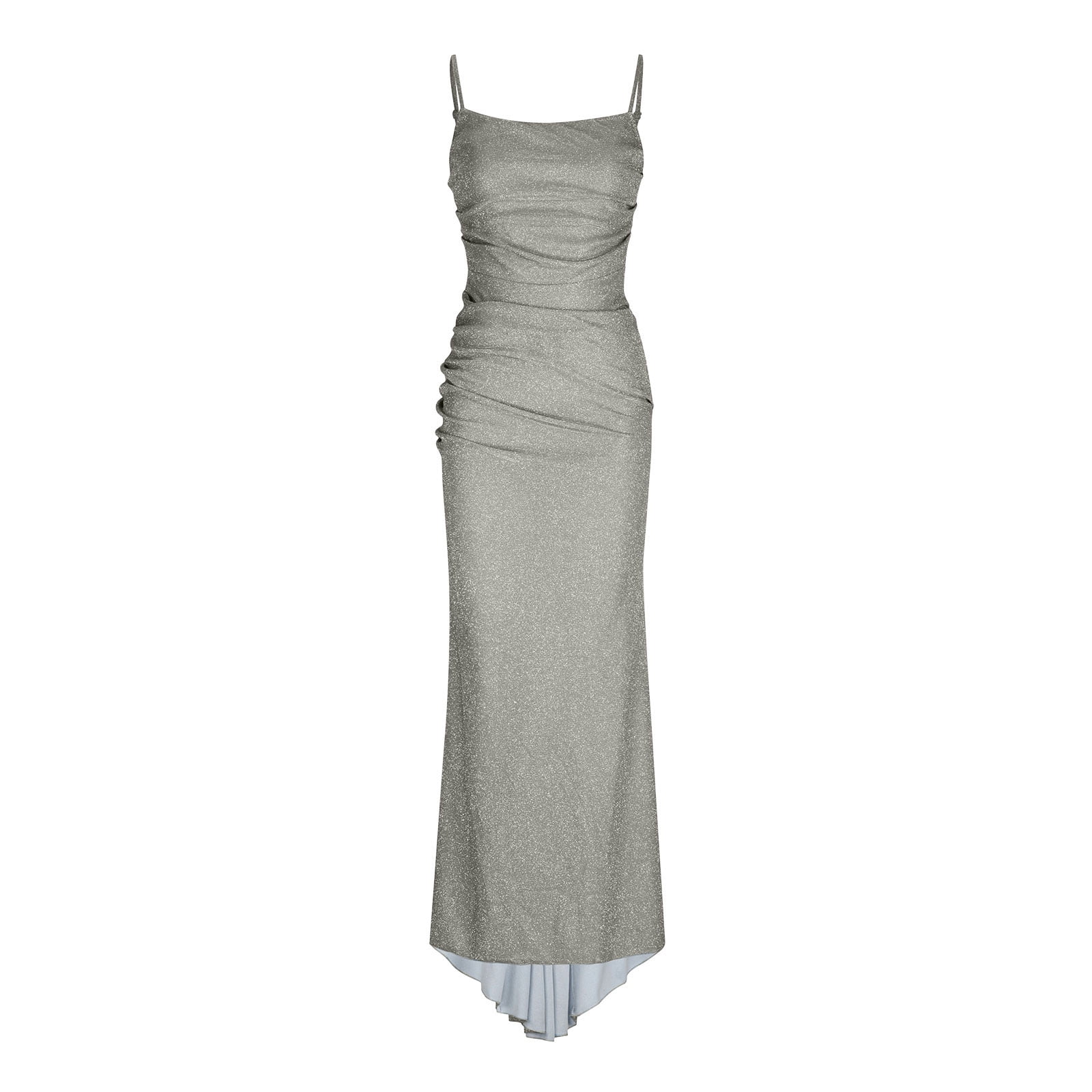 chinese dress ladies Shona Joy - La Lune Lace Back Maxi Blue Smoke (Size 8-14) – Goldie's main image 1