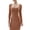 Caramel, variant on SHAPERX Women's Long Sleeve Dress Soft Lounge Ribbed Square Neck Bodycon Maxi Dresses