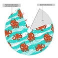 thumbnail image 2 of Picia Octopuses Print Christmas Tree Skirt , Christmas Tree Skirt Ornaments for Merry Christmas Holiday Party Decorations Indoor Outdoor-30", 2 of 7