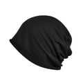 thumbnail image 1 of Womens Solid Color Elastic Single Layer Hat Hood Night Cap Head Guard Night Cap, 1 of 9