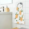 thumbnail image 3 of Yayeee 100% Cotton Hand Towels for Bathroom 16" x 28" Soft Absorbent Kitchen Towel, Orange, 3 of 7