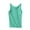 Green, variant on MIUOWANP Tank Tops with Built in Bra for Women Solid Color Loose Padded Camisole Without Rims And Cup Integr Green L