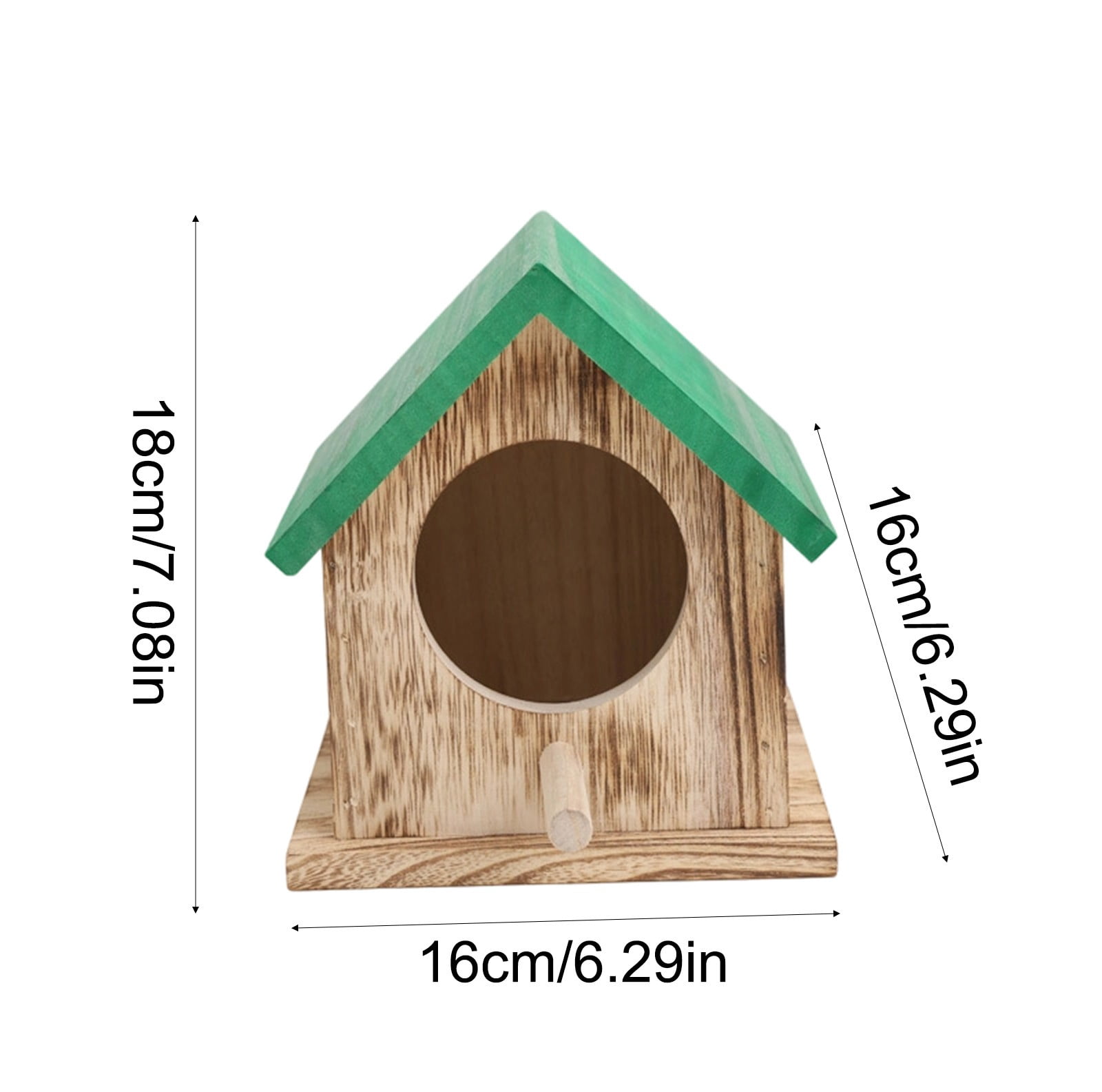Viflosae Squirrel Proof Bird Feeders Hummingbird Feeder Bird House Frame Wooden Bird Nests Courtyard Hanging Mini Bird Nests Outdoor Bird House Bird Feeder forest Garden Decoration