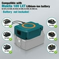 thumbnail image 3 of Wireless Phone Charger For Makita 18V Li-ion Battery USB Adapter With Type-C Charge Port Portable Power Bank, 3 of 5