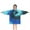 Colorful Tie Dye-2, variant on Colorful Tie Dye Pattern Blanket Hoodies for Kids 6-13YR Oversize Wearable Blanket Hoodies for Boys Girls Teens