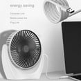 thumbnail image 6 of YiBai Mini Circulator Fan 3 Speed Small Room Portable Desktop Table Cool Fan Powered By USB For Home Office Car Outdoor Travel, Black #N.3178, 6 of 8