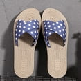 thumbnail image 6 of asdoklhq Womens Slippers Clearance Summer Ladies Slippers Polka Dot Polka Dot Holiday Beach Shoes Navy 40, 6 of 9
