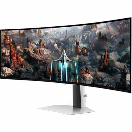 Samsung Odyssey G9 S49CG934SN 49" Class Dual Quad HD (DQHD) - 32:9 - Silver - Gaming OLED Monitor