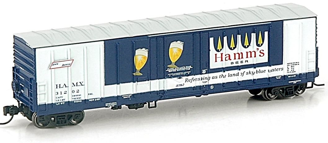Athearn HO 50' P D Box Car Hamms Beer 31202-5271 HO081