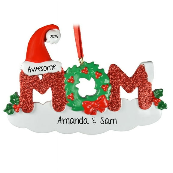 Mom Personalized Christmas Ornament DO-IT-YOURSELF
