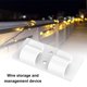 thumbnail image 2 of DQrwqpou 10 Clips Cable para Luces Navideñas (ballena Pequeña Blanca Doble Agujero), 2 of 7