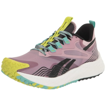 Reebok Women's Floatride Energy 4.0 Adventure Running Shoe, Infused Lilac/Semi Classic Teal/Acid Yellow, 10