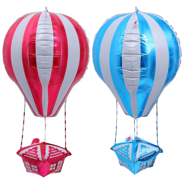 2 pcs forma de globo de aire caliente globos de aluminio globos de fiesta globos fotográficos
