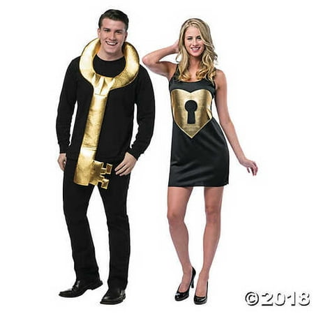 Key to My Heart Couples Costume for Adults