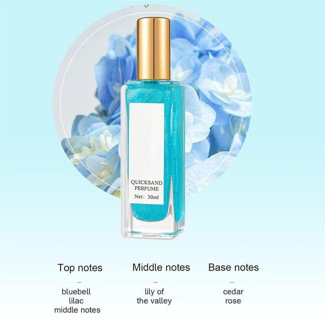 Aceite de perfume de arena dorada, aceite de perfume de elegancia limpia, spray corporal de perfume brillante, spray corporal para el cabello personal de 30 ml, perfume de feromonas para mujeres