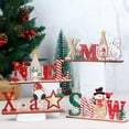 thumbnail image 7 of Holloyiver Christmas Table Decorations for Dinner Party Xmas Desktop, Wooden Display Santa Snowman Noel for Home Restaurant Cafe Table Decoration Merry Christmas Holidays Centerpiece, 7 of 7