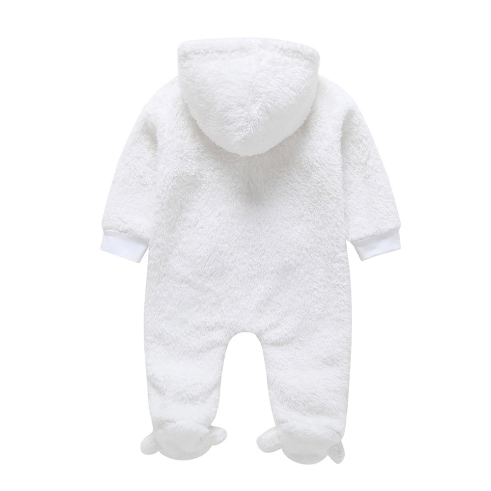 Combinaison Bébé Garçon 0-24 Mois - Pyjama Chaud Automne Hiver Doux Avec Lettres Mignonnes