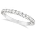 thumbnail image 2 of Half-Eternity Pave-Set CZ Diamond Stacking Ring 925 Sterling Silver Gemstone Jewelry For Women Gift, 2 of 5