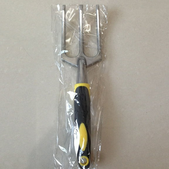 Raindrops Gardening Digging Fork Yellow 1Pcs 11In