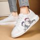 thumbnail image 3 of Zapatillas de deporte hello kitty para mujer, zapatos informales con plataforma para kateboarding, planos, 3D, graffiti, color rosa, 3 of 5