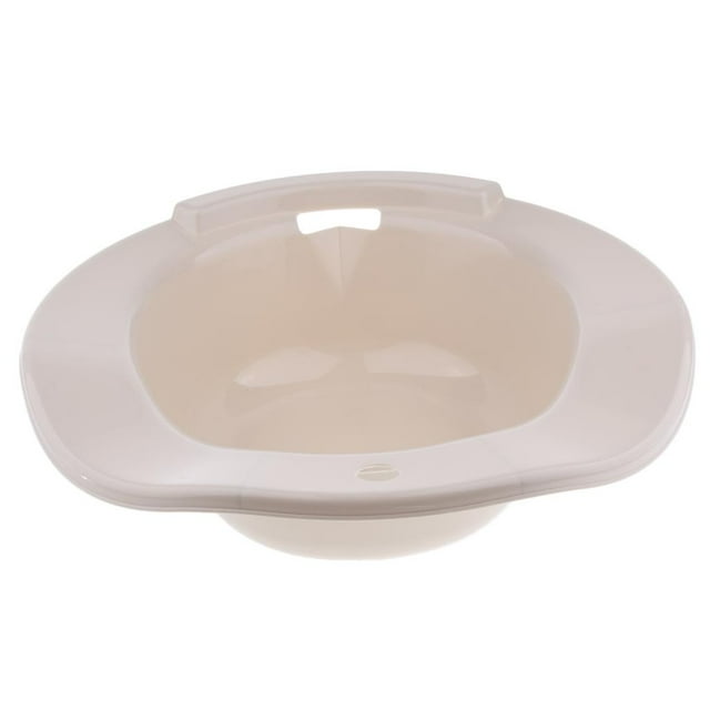 Hemorroides No Tóxicas de Inodoros Bañera de Lavabo de Cadera para Mujeres Embarazadas Cuenca de Pacientes Posepisiotomía - Amarillo Macarena Baño de asiento para inodoro