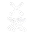 thumbnail image 4 of Juego de bobinas de hilo dental, carrete acrílico, herramienta organizadora de hilo para tejer , 5 piezas, 4 of 9