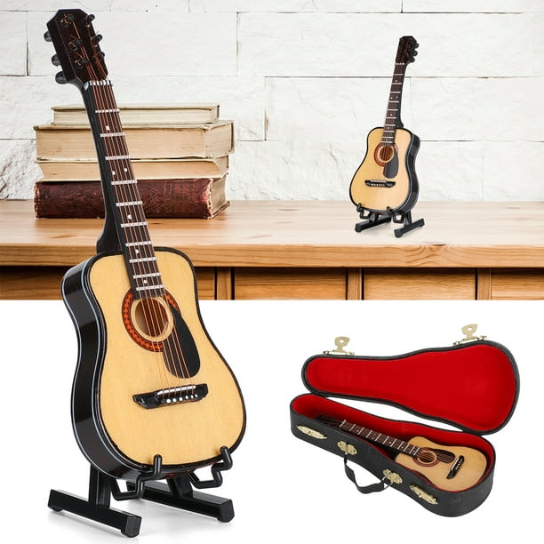 Mini Guitare Classique En Bois Cadeau d'Anniversaire Instruments