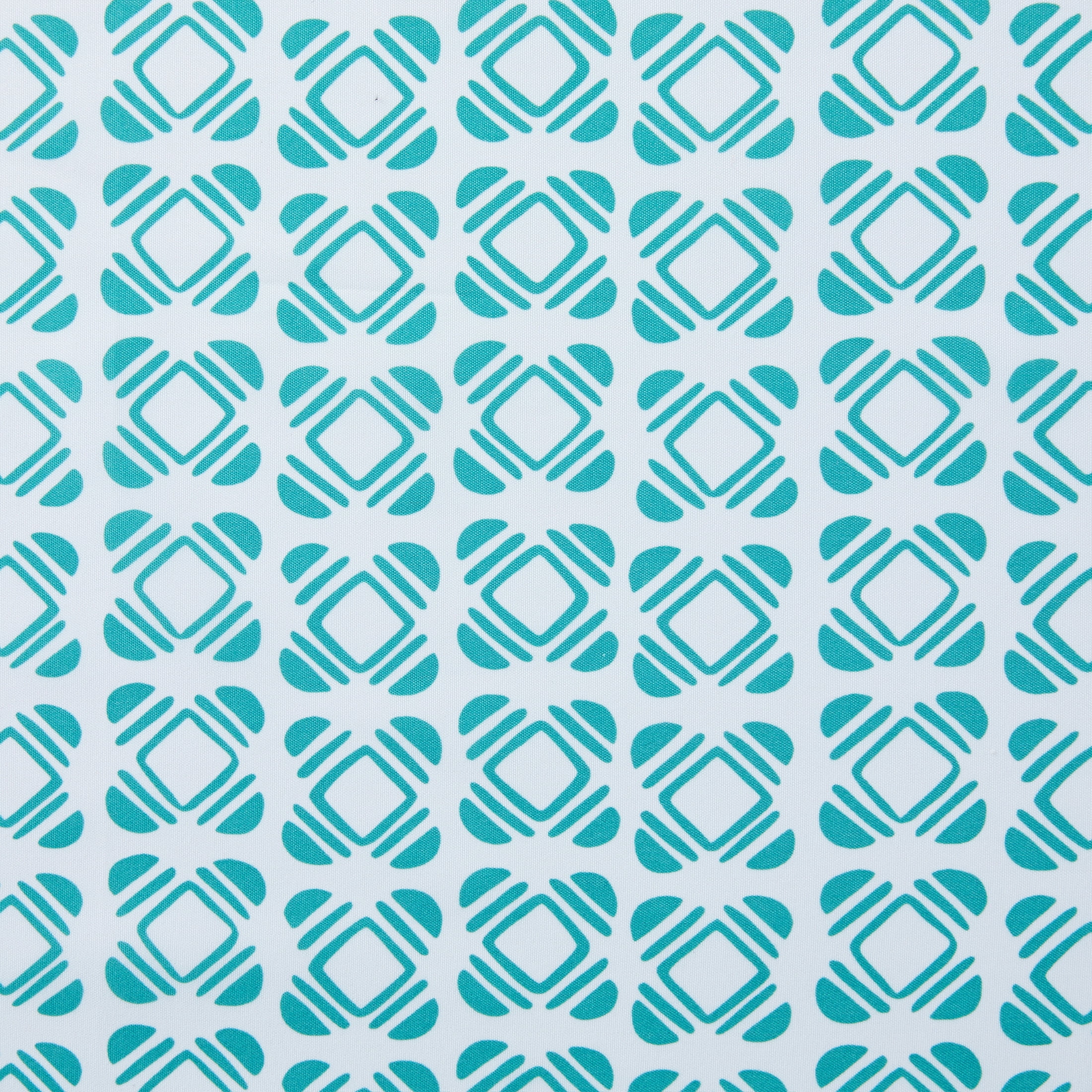 Mainstays Global Cool Water Geometric Polyester Shower Curtain Set, 15-Piece