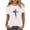 S0-White, variant on successthop 4th of July Clothes Women Red Blue White Plus Size Crewneck T Shirt Casual Shirts Short Sleeve Tops Black M