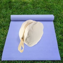 CTIRCHIU Stylish Beige Yoga Roller Bag with Thick Cushioning and Accessory Compartments