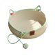thumbnail image 5 of Cama tejida para gatos, tipo cesta, acogedora y cómoda, resistente a los arañazos. L, 5 of 9