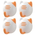 thumbnail image 2 of 4 ganchos decorativos para toallas de baño, llaveros multiusos, para batas Naranja, 2 of 7