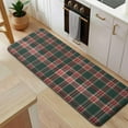 thumbnail image 5 of Green and Red Christmas Plaid Pattern Kitchen Rug Mat,Kitchen Runner Rugs Non Skid Washable,Decorative Kitchen Floor Mats for Kitchen,Sink,Laundry,17"x47.2", 5 of 7