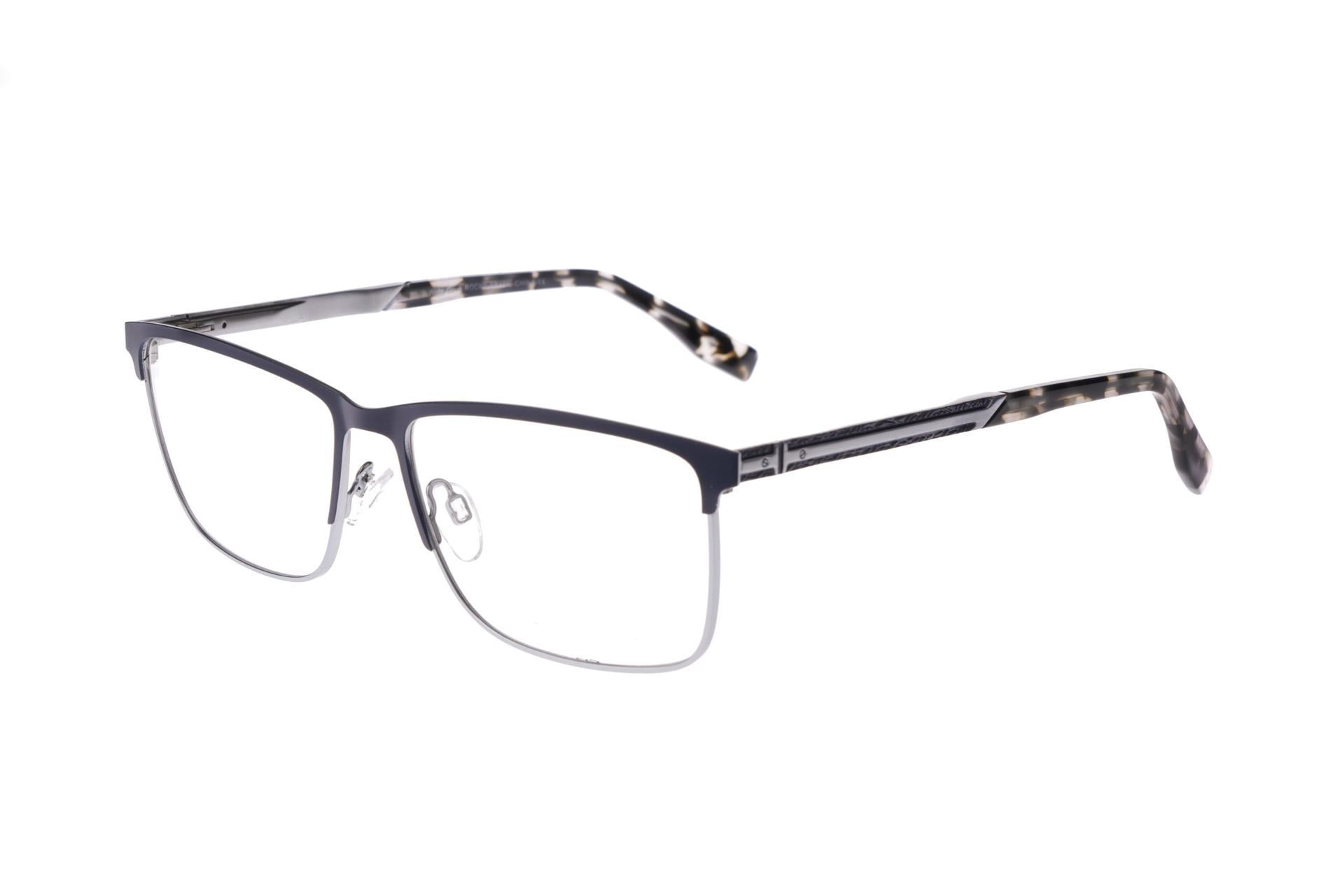 New WIDE GUYZ Navy & Black WILLY Eyeglasses 58/17/150 for Large Men Shop Wide Guyz Frankie Glasses for Men | Replacement Lens  main image 4