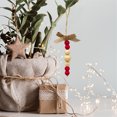 thumbnail image 4 of Nkmbld Christmas Tree Pendants Wooden Beads String Hangings Christmas Decorations for Walls Windows Doors Home Party Garden, Green, 4 of 7