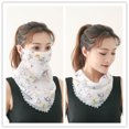 thumbnail image 1 of Máscara de montar al aire libre de verano con estampado de moda para mujer, bufanda de protección solar de cuello grande, bufanda para conducir, sombrilla, 1 of 6