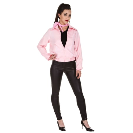 Plus Size Deluxe Pink Ladies Jacket Costume