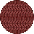 thumbnail image 1 of Ahgly Company Indoor Round Patterned Grapefruit Red Area Rugs, 8' Round, 1 of 6