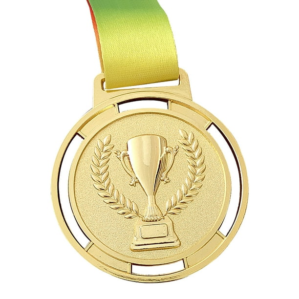 Medalla De La Antorcha Tmvgtek Medalla De Antorcha Souvenir Premio De Competición Deportiva De Aleación De Zinc Con Correa (Oro) Tmvgtek Para Estrenar