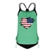 thumbnail image 5 of Traje de baño de dos piezas Tankini para mujer, estampado con almohadilla en el pecho y sin soporte de acero, holgado, con cordón ajustable, para mujer. Trajes de baño tankini para mujer. Trajes de ba, 5 of 5