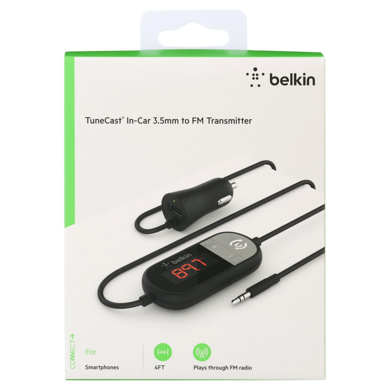 Belkin Tunecast Auto FM Transmitter, Car, Radio, Audio, Universal