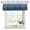 Navy Blue, variant on 2 Pack Valances for Window, Burnt Orange Beige Ombre Short Curtains for Kitchen Bedroom Living Room, Modern Abstract Art Texture Rod Pocket Small Window Treatment Valance Drapes 42 x 18 Inch
