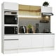 thumbnail image 1 of Cocina Integral 240cm Blanco Diamante Madesa, 1 of 16