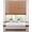 Coffee, variant on Light-Filtering Cordless Bamboo Reed Roll-Up Window Shades, Manual Roman Blinds, Coffee, 60in W x 72in H