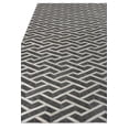 thumbnail image 3 of Exquisite Rugs Area Rug Berlin 5X8 Handmade Hand-Stitched Leather/Viscose Charcoal/Ivory, 3 of 4