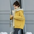 thumbnail image 5 of Vedolay Women's Winter Coats Open Front Cardigan Coat 2023 Jacket Yellow,L, 5 of 5